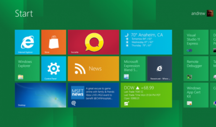 [MWC 2012] Microsoft annuncia: “Windows 8 Consumer Preview è disponibile al download”