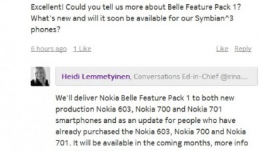 Nokia Belle 2.1 Update