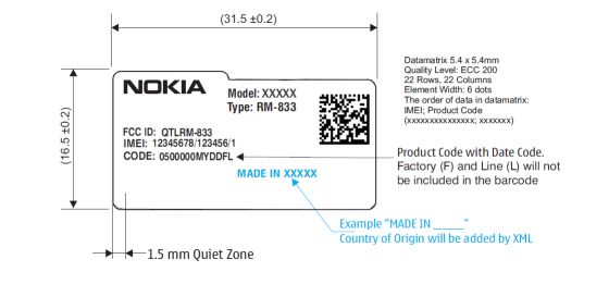 Nokia RM-833