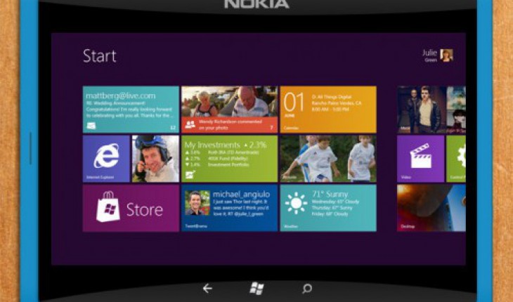 Ancora indiscrezioni sul primo Tablet Nokia equipaggiato con Windows 8