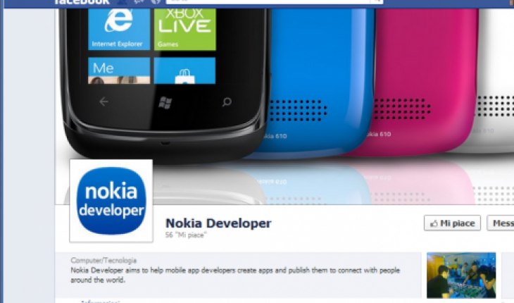 Il Nokia Developer arriva su Facebook