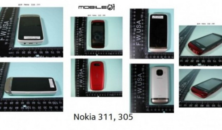 Nokia 311 e Nokia 305, due nuovi device S40 full touch con supporto a Swipe?