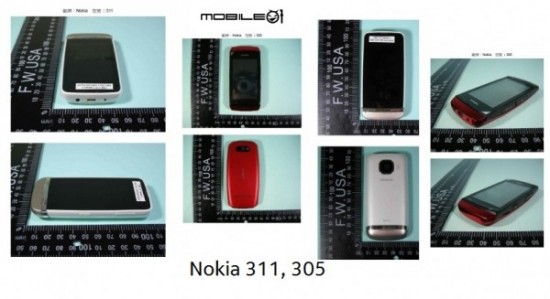 Nokia 311 e Nokia 305