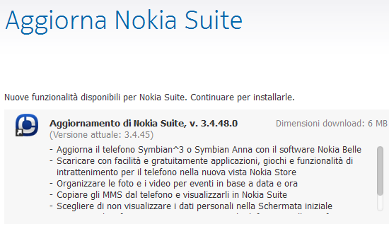 Nokia Suite Beta v3.4.48