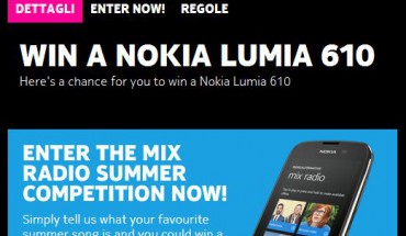 Vinci un Nokia Lumia 610