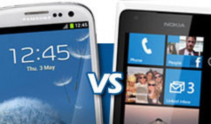Nokia Lumia 900 vs Samsung Galaxy SIII, caratteristiche a confronto (video)