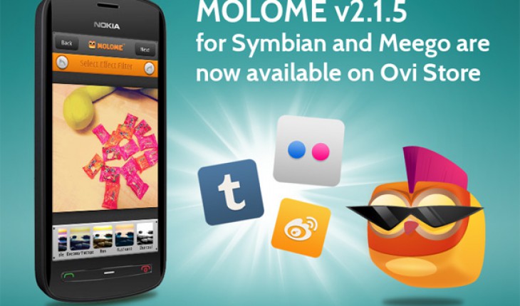 MOLOME si aggiorna alla versione 2.1.5 per Symbian e MeeGo