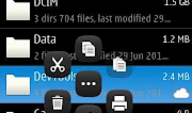 FilesPlus per Symbian e MeeGo, un file manager con integrazione al cloud di Dropbox