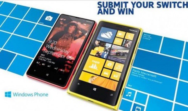Nokia Contest: spiega perché passare al Lumia 920 e vinci uno dei 5 nuovi device in palio!