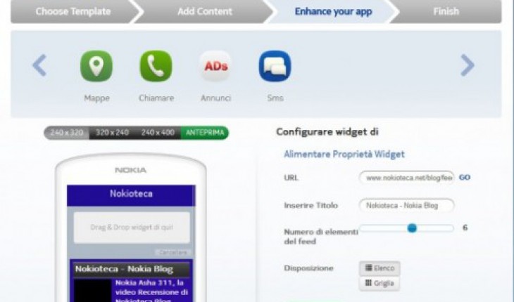 Nokia introduce Xpress Web App Builder, uno strumento facile e veloce per creare app per device S40