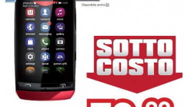 Nokia Asha 306 in offerta sotto costo a 79,90 Euro da Euronics
