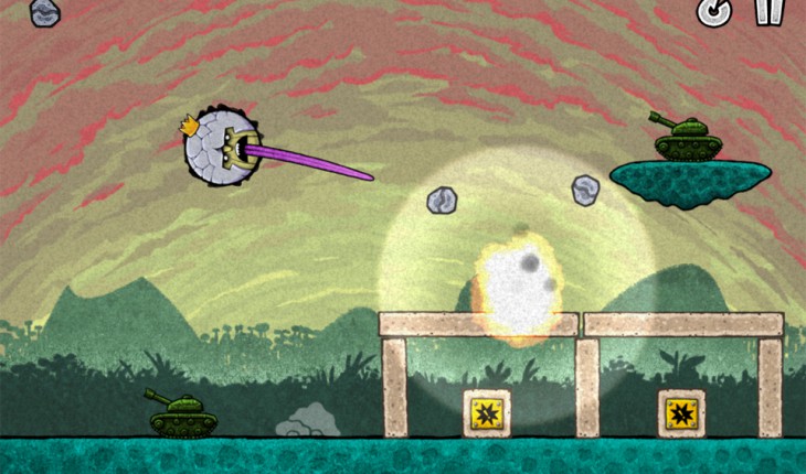 King Oddball, un bel gioco basato sulle leggi della fisica per device Nokia Belle