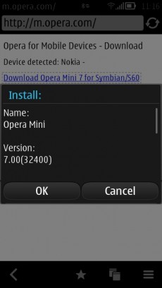 Opera Mini v7.03