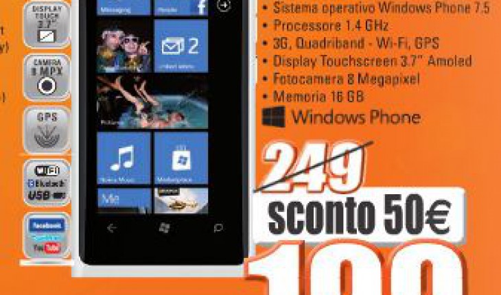 Nokia Lumia 800 a 199 Euro nei negozi del gruppo Marco Polo Expert