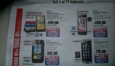 Nokia Lumia 820 e Nokia 808 PureView con Buono Spesa del 25% al centro commerciale Fiordaliso di Rozzano (MI)