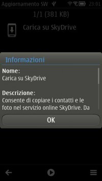 Carica su SkyDrive Update