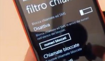 Filtro Chiamate ed SMS per Lumia aggiornati ad Amber, la nostra video prova sul Nokia Lumia 625
