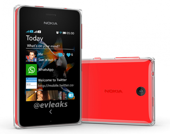 Nokia Asha 500 leaked
