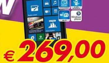Offerte Auchan: Lumia 920 a 269 Euro, Lumia 720 a 199 Euro e Lumia 520 a 129 Euro