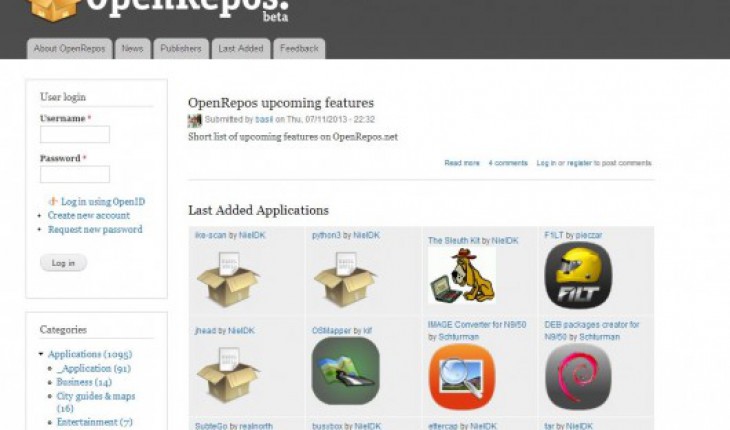 OpenRepos per MeeGo (e Sailfish), lo “Store” alternativo per il download di app gratuite