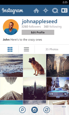 Instagram per Windows Phone 8