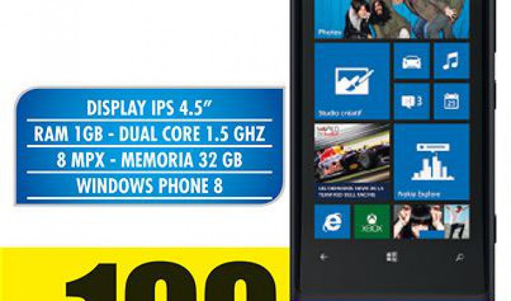 Nokia Lumia 920 a 199 Euro da Auchan, Nokia Lumia 925 a 339 Euro da Comet e Nokia Lumia 1020 a 569 Euro su Amazon