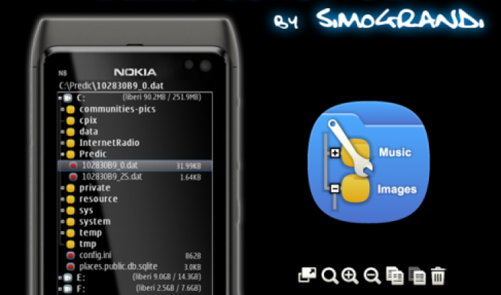 LCG X-plore v1.6 per Nokia Belle moddato nella sostanza e nel look