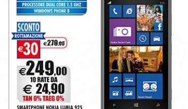 Nokia Lumia 925 a soli 249 Euro da Auchan dal 4 aprile