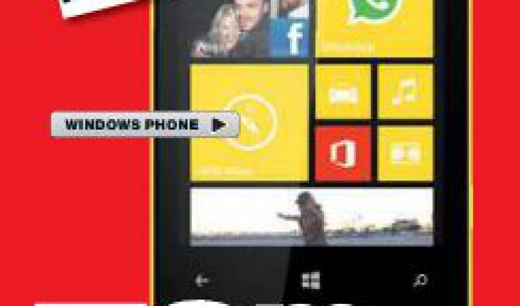 Offerta MediaWorld: Nokia Lumia 520 a soli 79 Euro dal 5 giugno!
