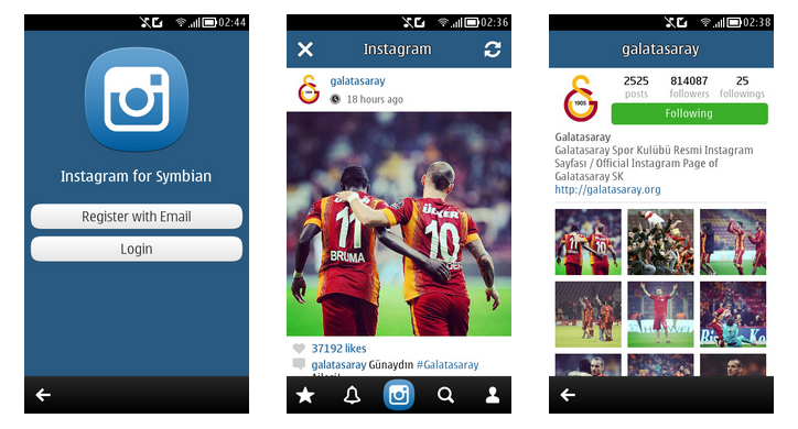 Instagram for Symbian