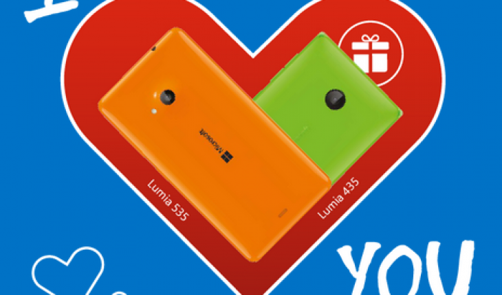 Microsoft pubblica i dettagli della promo “Lumia 535 ti regala il nuovo Lumia 435”