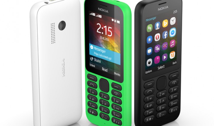Nokia 215, nuovo cellulare della Serie 30 disponibile anche in versione Dual SIM
