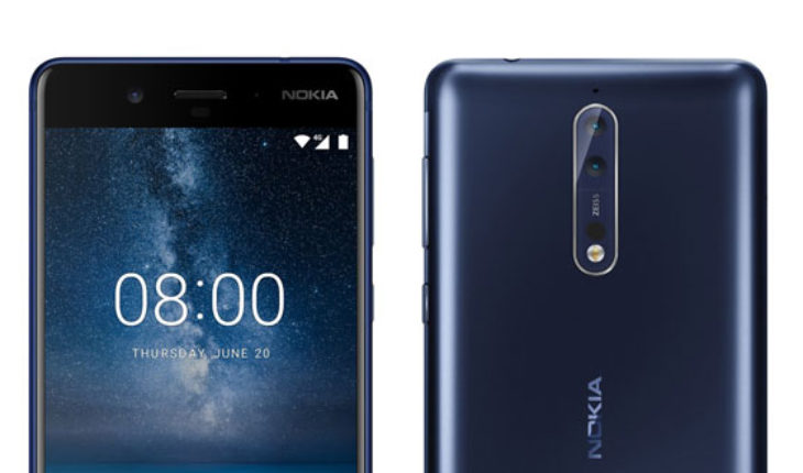 Offerta Amazon: Nokia 8 con Garanzia Italia a 467,99 Euro (in Blue temperato e Acciaio)