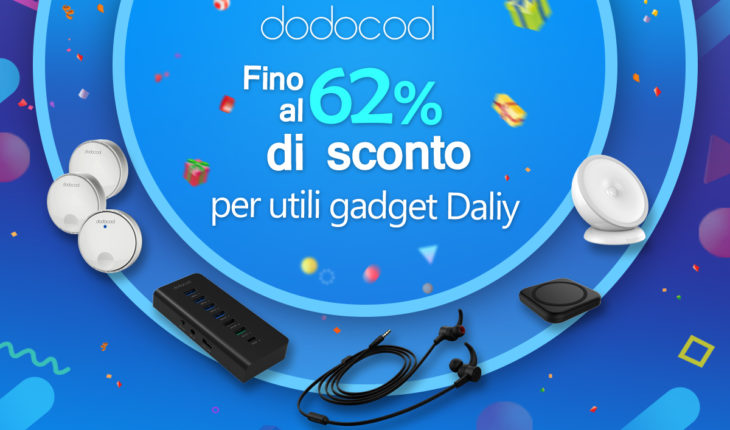 Offerta: utili gadget e accessori dodocool a prezzo scontato su Amazon fino al 62%