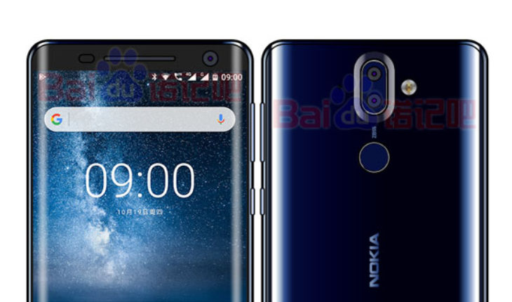 Nokia 9, rendering amatoriale della presunta variante con scocca Blu lucida