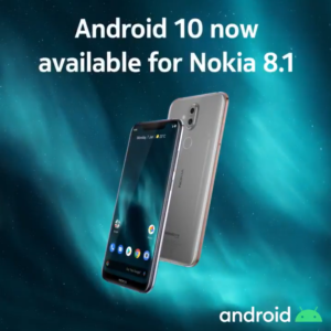 Android 10 su Nokia 8.1