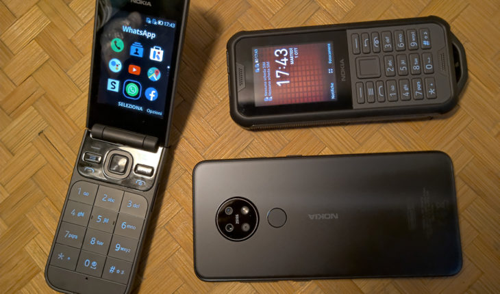 Nokia 7.2, Nokia 800 Tough e Nokia 2720 Flip