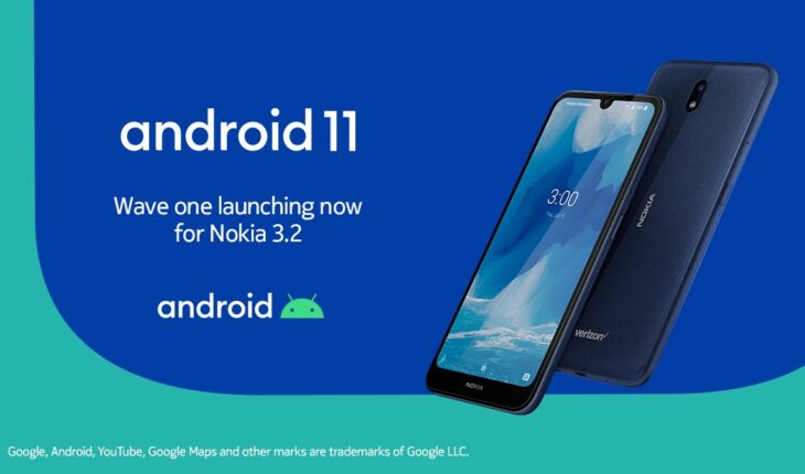 Android 11 su Nokia 3.2