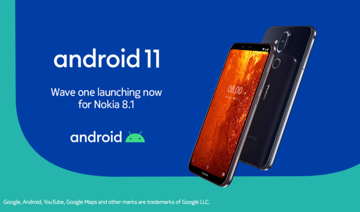 Android 11 su Nokia 8.1