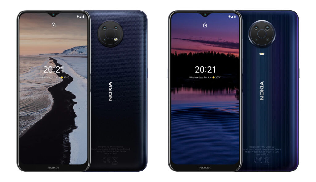 Nokia G10 e Nokia G20