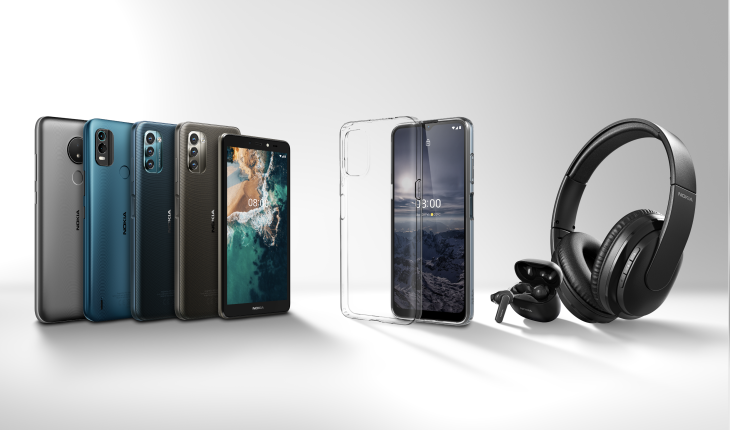 MWC 2022, svelati tre nuovi smartphone Nokia della serie C e nuovi accessori audio